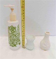 Vintage Toothpick holder, Soap dispenser, vase