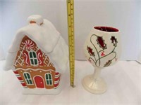 Christmas Gingerbread House Cookie Jar (?)