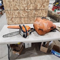Stihl MS170 13" Chainsaw w Case Working Order