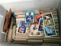 Bin of Assorted Loose Baseball Cards
