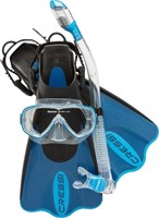 Cressi Light Weight Premium Travel Snorkel Set for