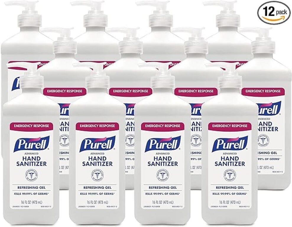 Advanced Instant Hand Sanitizer, 16oz - 12 Pack