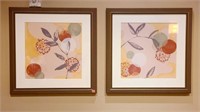 Framed & Matted Floral Prints