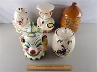 Vintage Cookie Jars Some McCoy All Damaged