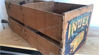 Index Supreme wood orange crate with original
