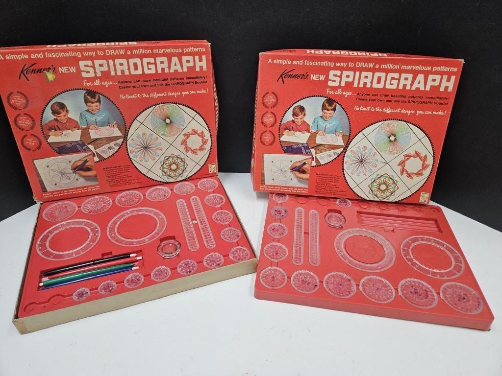 2b Vintage Spirographs