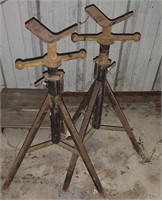 2 Tall Steel Black JACK STANDS!