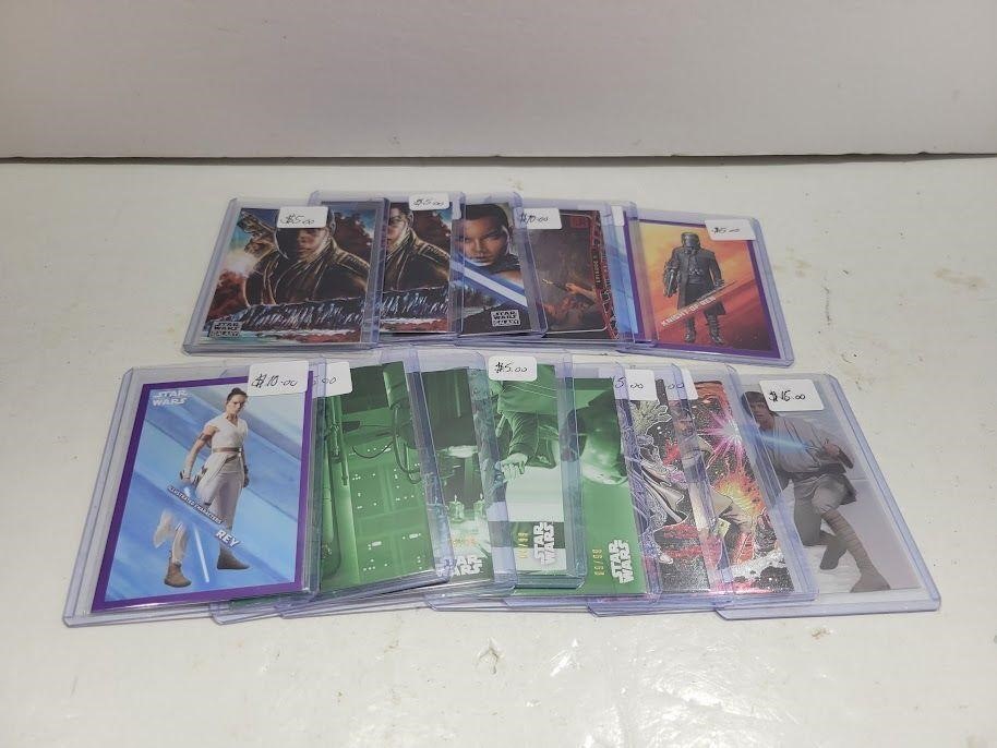 (14) Topps Star Wars Cards, See Description