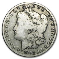 1891 Carson City Key Date Morgan Silver Dollar