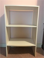 White Adjustable Organizational Storage Shelf