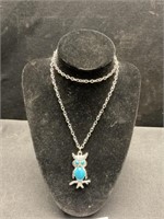 Necklace with Owl Pendant