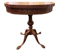 Mahogany Game Table on tripod base with Phoenix