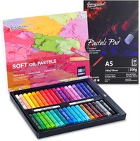 Oil Pastels Set Of 36 Colors With Pastel Pad