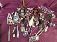 Variety of silverware