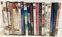 (20) DVDs Rated PG, R Romance, Comedy, etc.