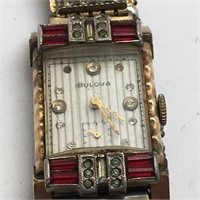 Vintage Bulova Jeweled Wrist Watch