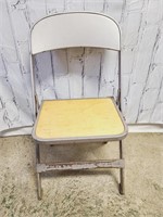 Silver Folding Childs Chair