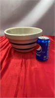 Vintage Ohio Stoneware 9" Mixing Bowl with Two