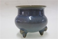 Chinese Jun Ware Tripod Censer