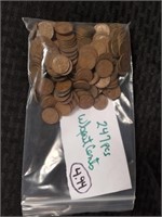 247 wheat pennies (various dates)