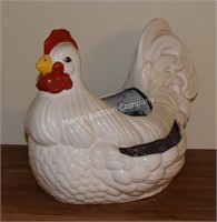 (K) Ceramic Hen & Chicks Planter