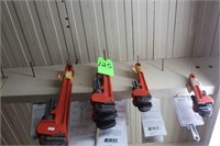 (9) Assort. Pipe Wrenches
