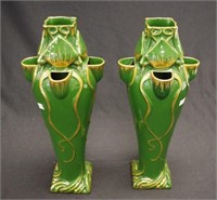 Pair of French Art Nouveau Herbiniere vases