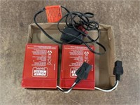 POWER WHEELS CHARGER AND BATTERIES