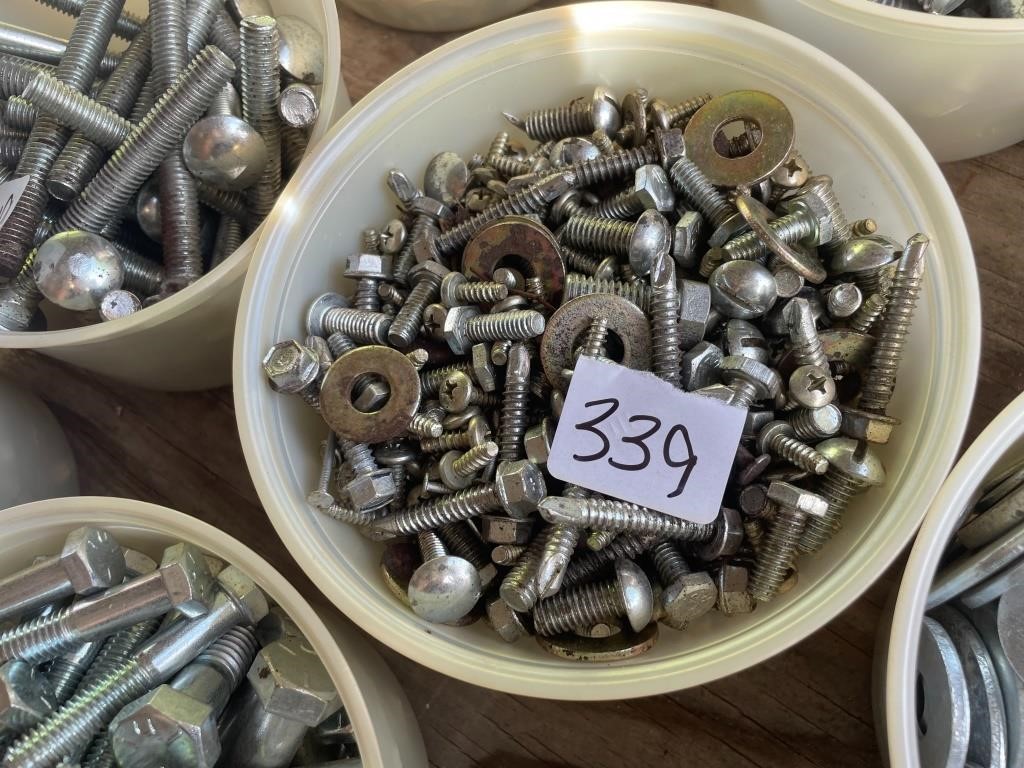 screws, nuts, washers