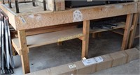 Custom work bench 8 ft. x 4 ft. x 43 in.