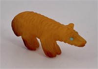 Zuni Carved Carnelian Bear Fetish