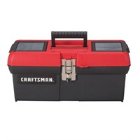 CRAFTSMAN Tool Box, Lockable, 16 in., Red/Black