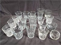 Group of 20 glasses