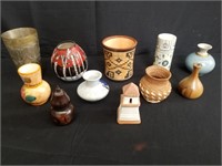 Box of small vases