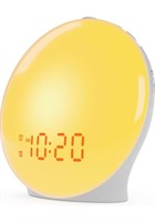 Wake Up Light Sunrise Alarm Clock for Kids, Heavy