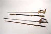 TWO BRITISH MILITARY SWORDS