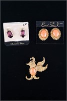Christian Dior and Erwin Pearl Jewelry