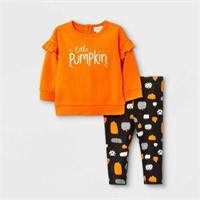 Cat & Jack Baby's 0-3M, Little Pumpkin Sweatshirt