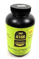 1 lb. Bottle of IMR 4166 powder, 1 lb. *This item
