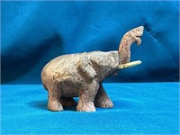 Small Hand Carved Elephant