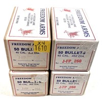 x4- Boxes of .45 Cal. (.452 Diameter) 260-grain