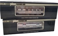 TWO K-LINE CLASSIC STSEEL PASSENGER CARS IN BOXES