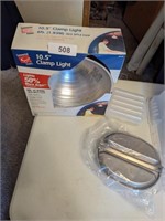 Clamp Light, Camping Pan & Other