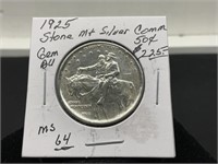 1925 Stone MTN Commemorative Half Dollar