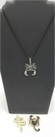 Scorpion Pin & Necklace & Snake Pin