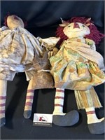 Vintage cloth dolls
