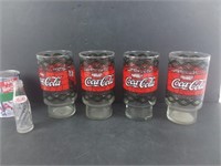 4 verres Coca-Cola/Bouteille Drink Pepsi-Cola