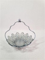 Vintage Mint/Nut Dish With Caddy