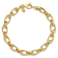 14 Kt- Polished Fancy Bracelet