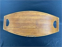 Dansk mid-century, modern teak, surfboard tray